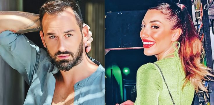 Άρης Σοϊλέδης στη Μύκονο με τη σύντροφό του