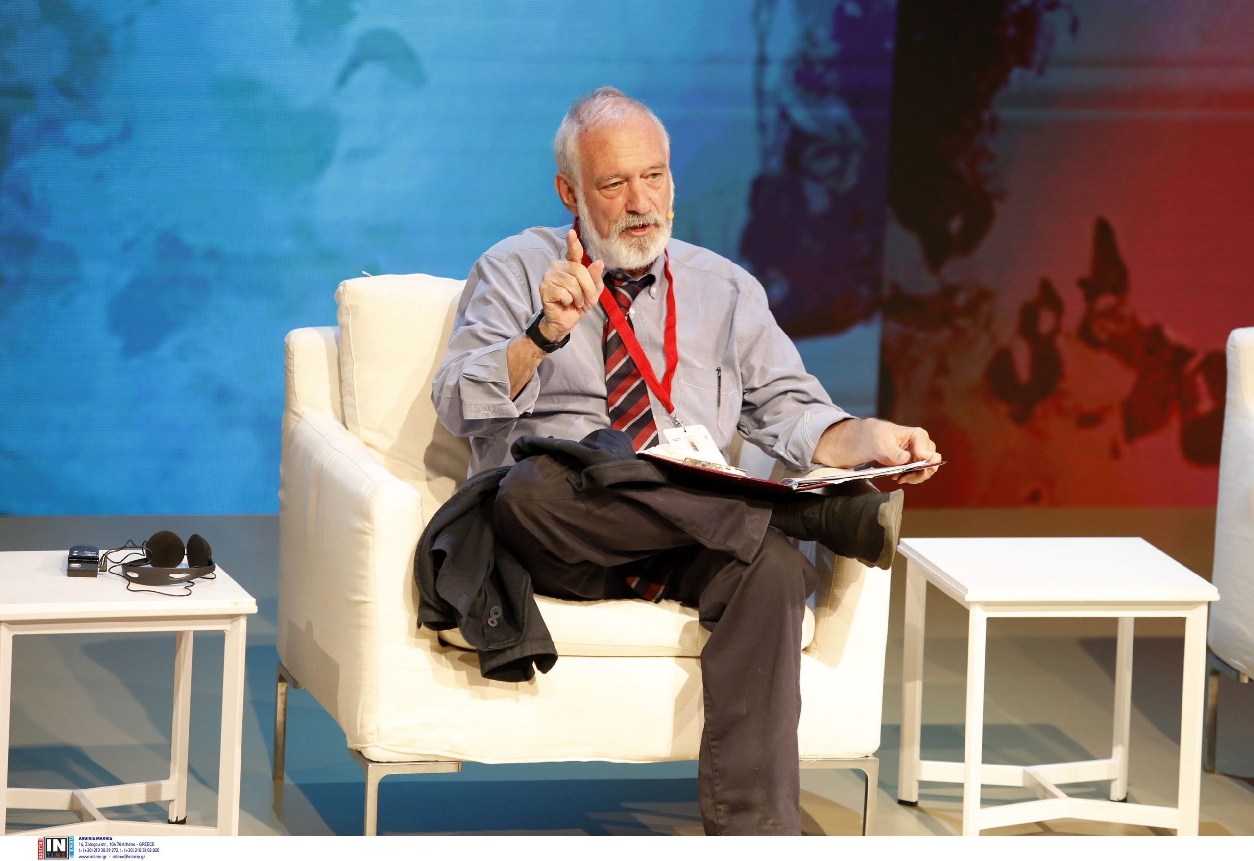 Ο δημοσιογράφος Αντώνης Παπαγιαννίδης. 