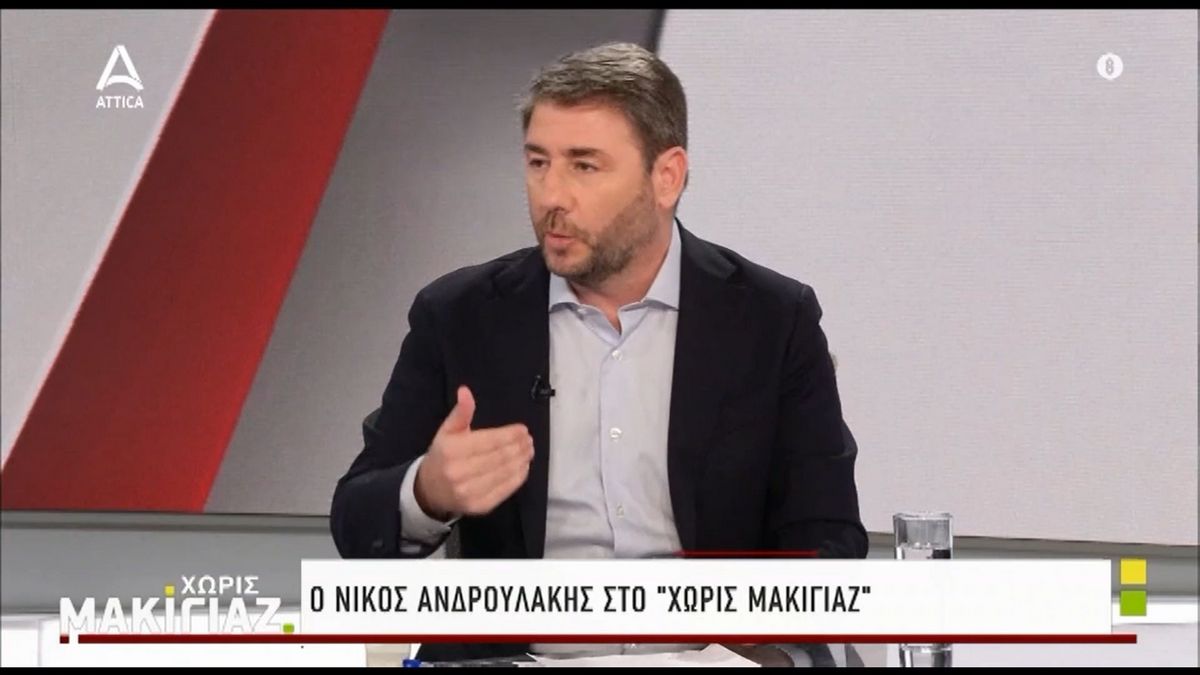 Νίκος Ανδρουλάκης: «Με συγκολλήσεις και μερικά οικονομικά συμφέροντα, δεν θα γίνει μεγάλη η Δημοκρατική Παράταξη»