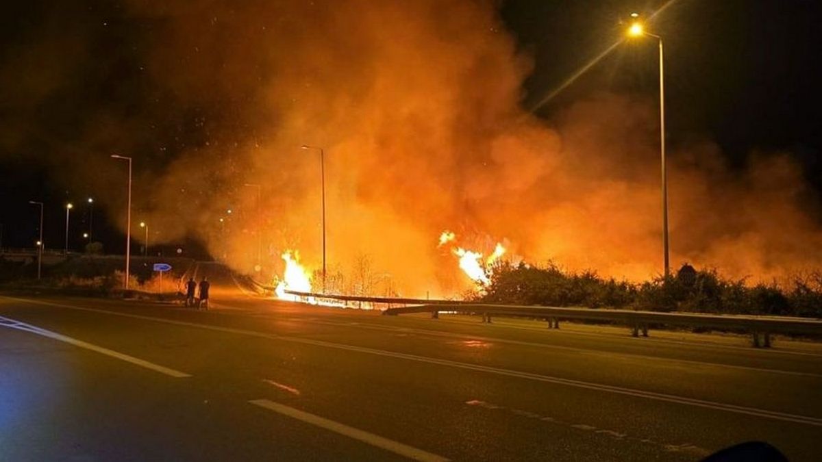 Καβάλα: Φωτιά στην παραλία Οφρυνίου – Συναγερμός στην πυροσβεστική