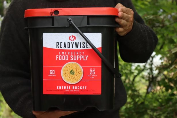 κουβάς αποκάλυψης Emergency Food Bucket