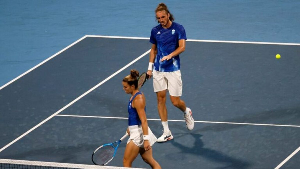 Ολυμπιακοί Αγώνες 2024: «Λύγισαν» στο μικτό διπλό Μαρία Σάκκαρη και Στέφανος Τσιτσιπάς