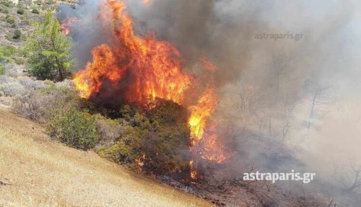 Φωτιά στην Χίο
