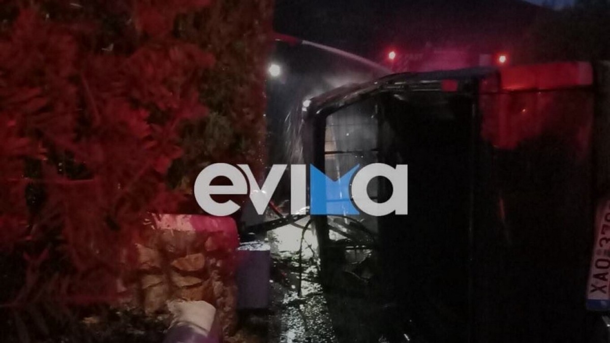 Χαλκίδα: Σοβαρό τροχαίο στα Λουκίσια – Αυτοκίνητο βγήκε εκτός δρόμου και άρπαξε φωτιά – Τραυματίστηκε ο οδηγός