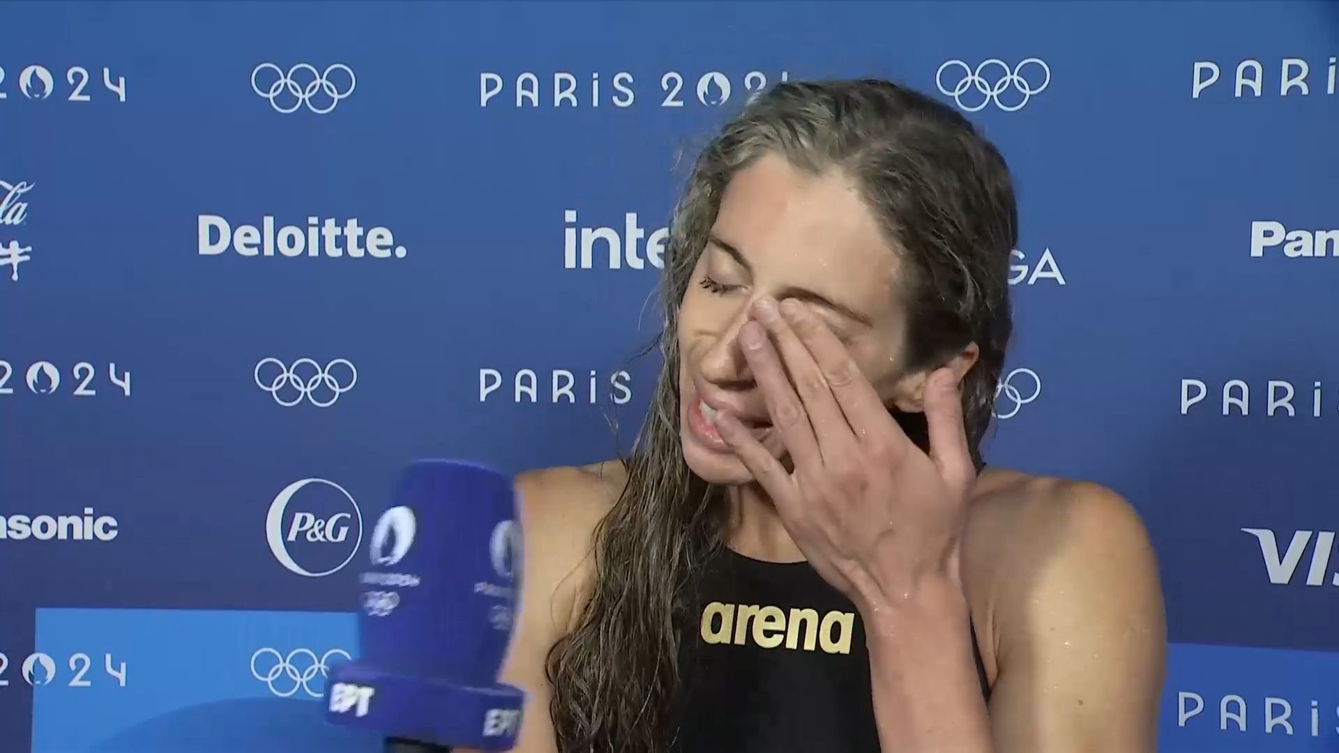 Άννα Ντουντουνάκη - Ολυμπιακοί Αγώνες 2024 κλαίει