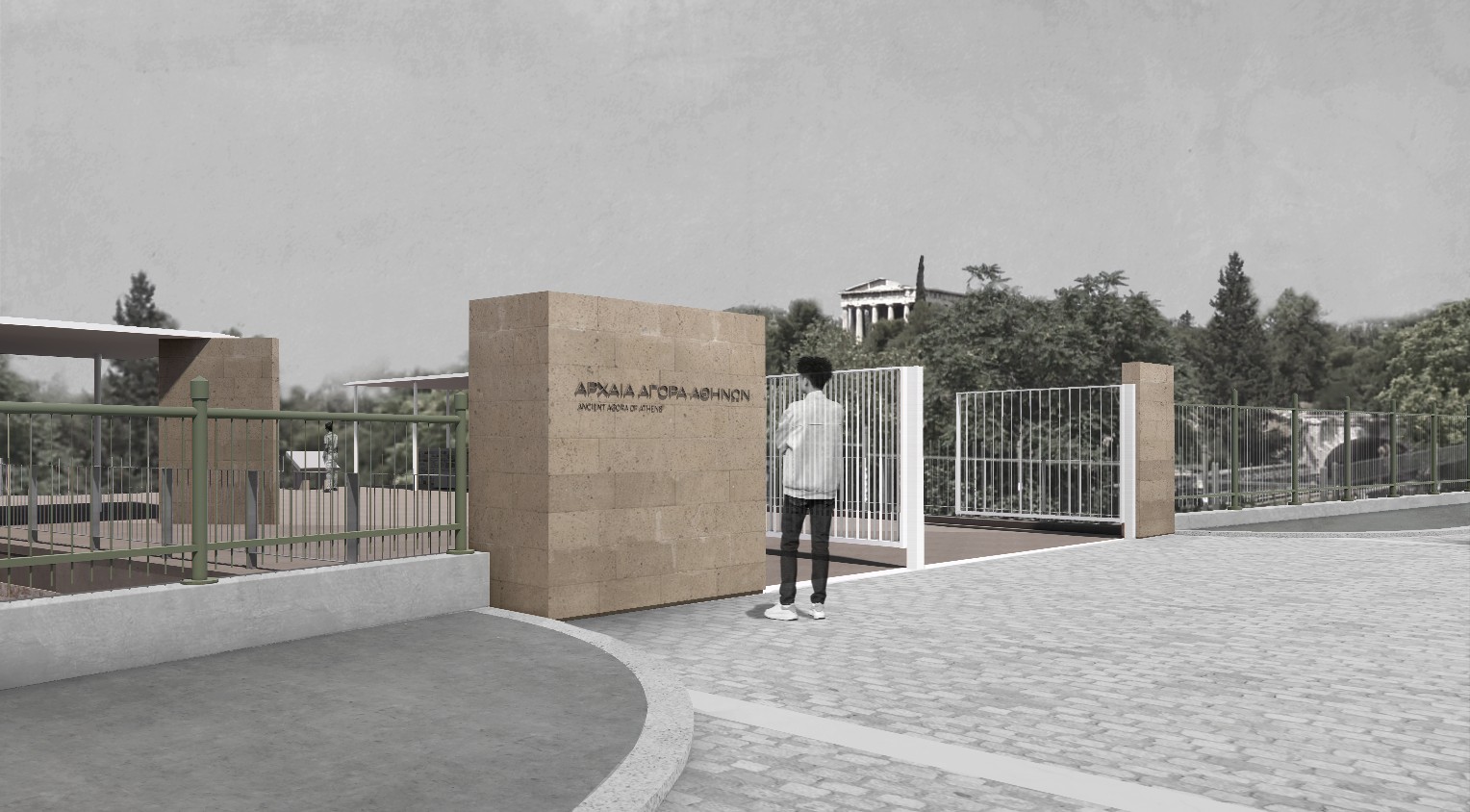 Αρχαία Αγορά: «Λίφτινγκ» στον αρχαιολογικό χώρο – Τα κιόσκια και οι γέφυρες για ΑμεΑ – ΦΩΤΟ