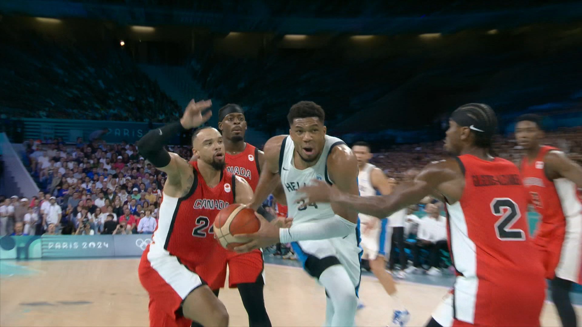 Ελλάδα Καναδάς Μπάσκετ - τηλεθέαση ΕΡΤ - Ολυμπιακοί Αγώνες