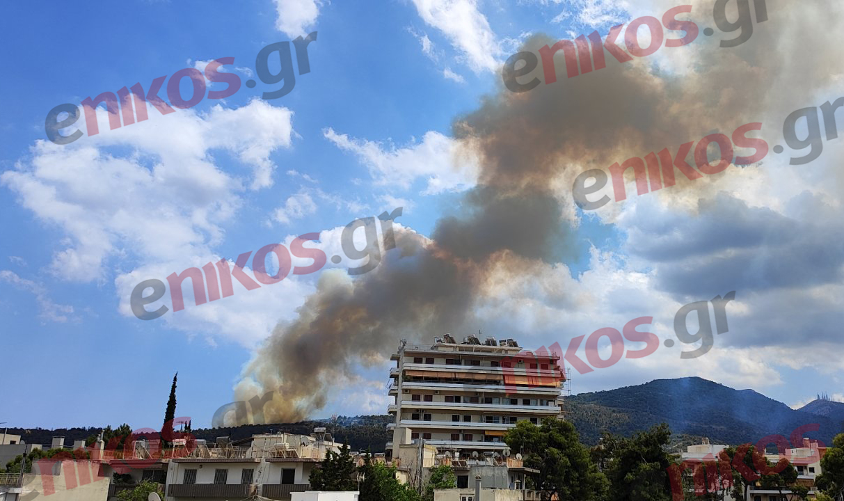 φωτιά Υμηττός Γλυκά Νερά