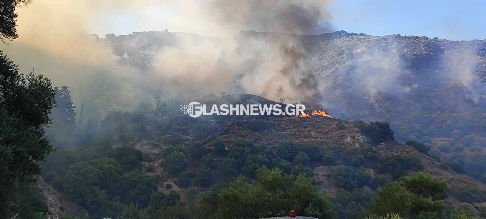 Χανιά: Η φωτιά «έγλειψε» αυλές σπιτιών – Τι λέει ο δήμαρχος Καντάνου – Σελίνου στο enikos.gr