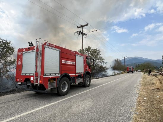 Φωτιά Πανεπιστημιούπολη Κομοτηνή