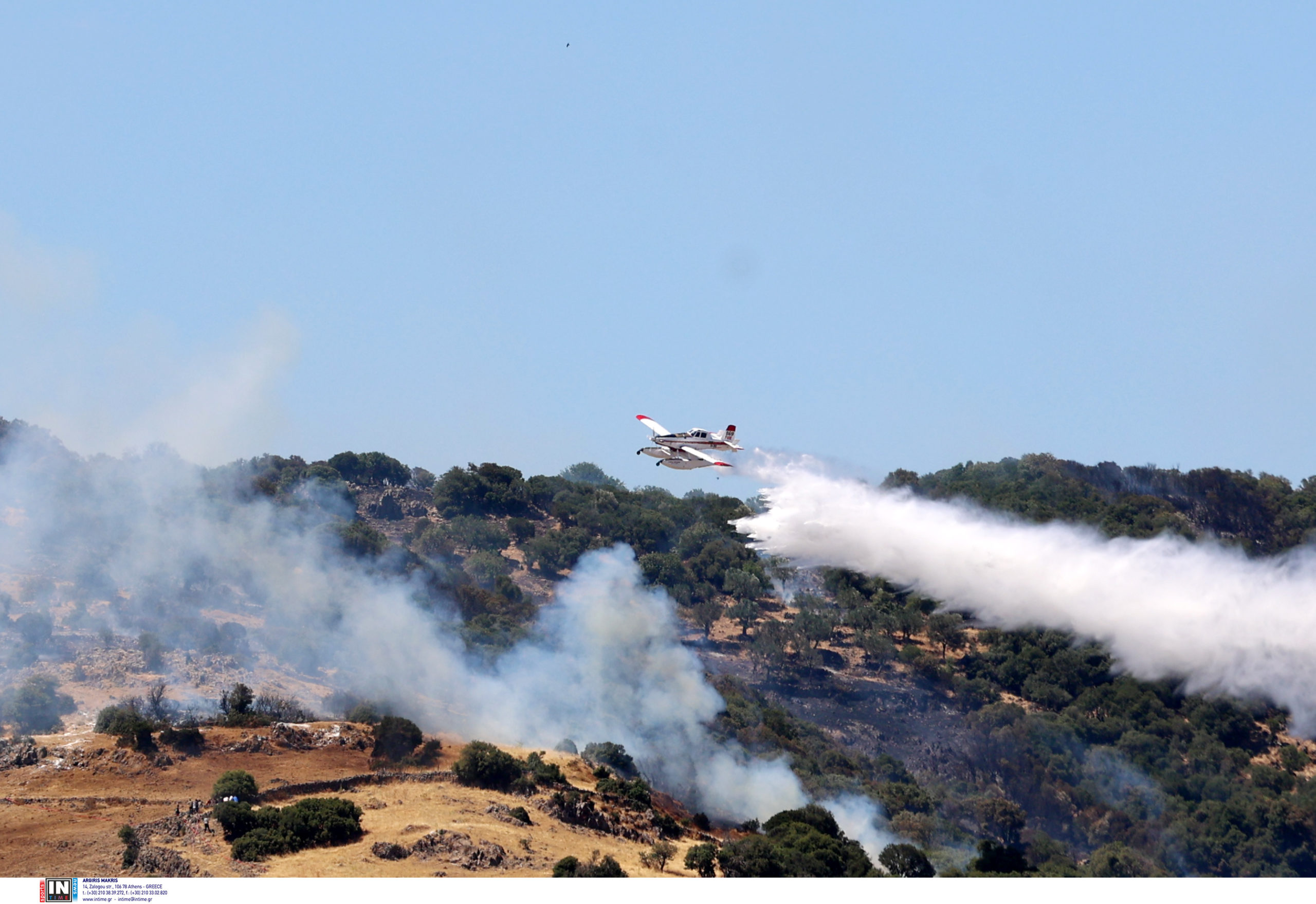 Φωτιά Λέσβος