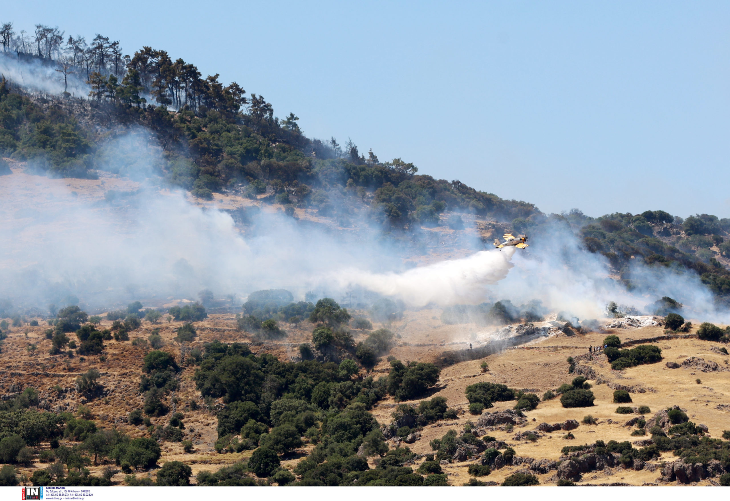 Φωτιά Λέσβος