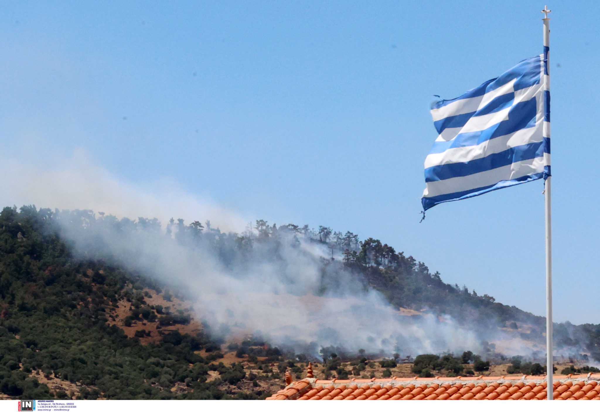 Φωτιά Λέσβος