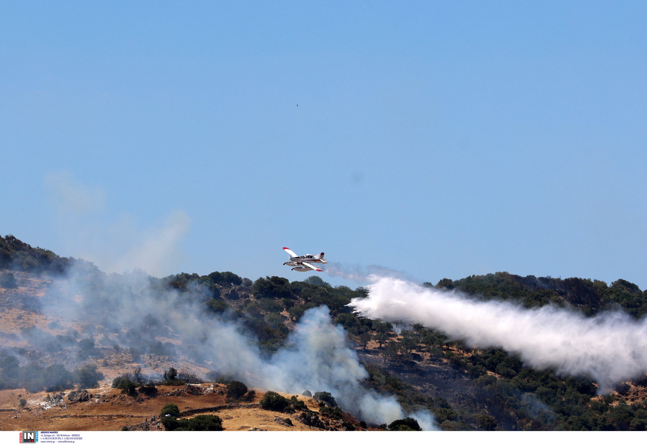 Φωτιά Λέσβος