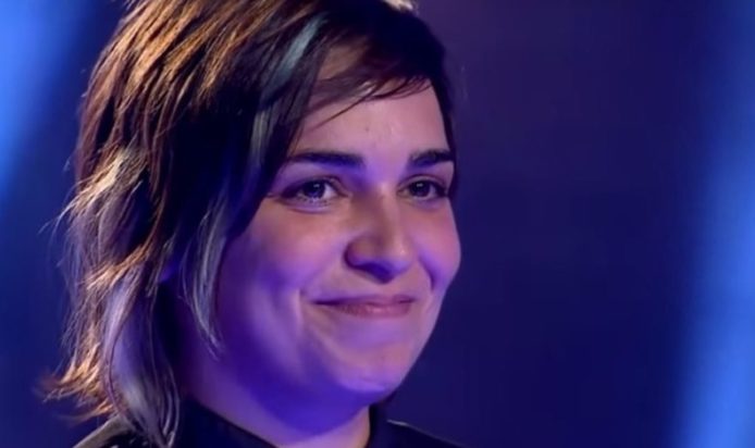 Ντέμη Γεωργίου λίγο μετά την κηδεία της