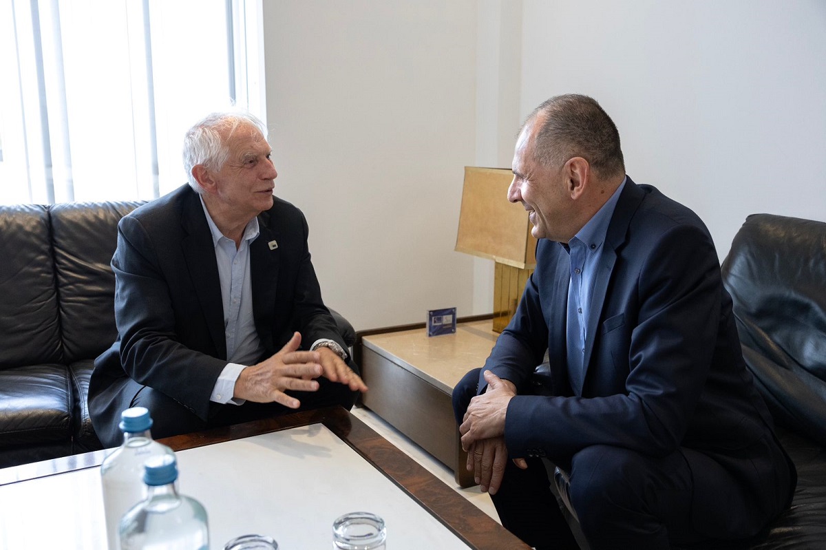 Συνάντηση Γεραπετρίτη – Μπορέλ στην Αθήνα ενόψει του Συμβουλίου Εξωτερικών Υποθέσεων της ΕΕ