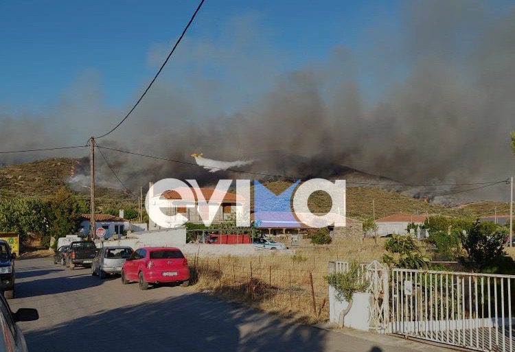 Φωτιά στην Εύβοια: Ήχησε ξανά το 112 στα Κόσκινα