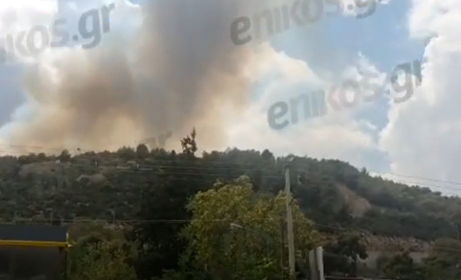 Υμηττός: Εκτροπές κυκλοφορίας λόγω της φωτιάς στα Γλυκά Νερά