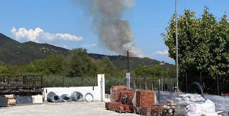 Καβάλα: Φωτιά σε δασική έκταση στον Άγιο Χριστόφορο – Επιχειρούν 10 εναέρια μέσα