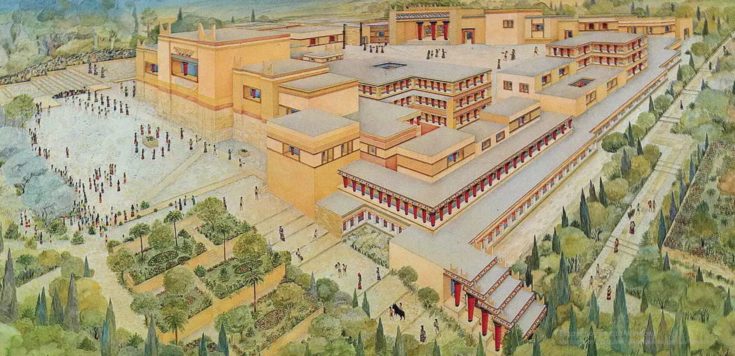 Αναπαράσταση της Αρχαίας Κνωσού