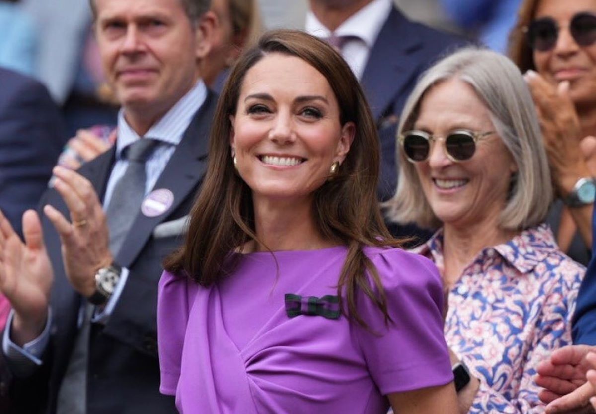 Η Κέιτ Μίντλετον στον τελικό του Γουίμπλεντον τον Ιούλιο του 2024.