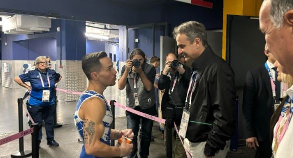Ολυμπιακοί Αγώνες 2024: Ο Μητσοτάκης είδε τον Πετρούνια – «Καλή επιτυχία στον τελικό»