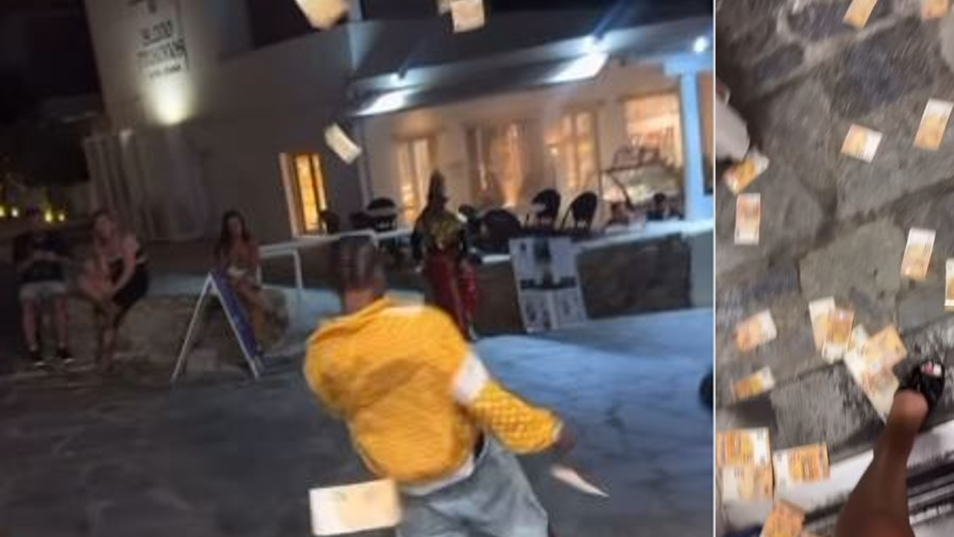 Μύκονος: Χαμός με ράπερ που σκόρπισε 20.000 ευρώ στη μέση του δρόμου – ΒΙΝΤΕΟ