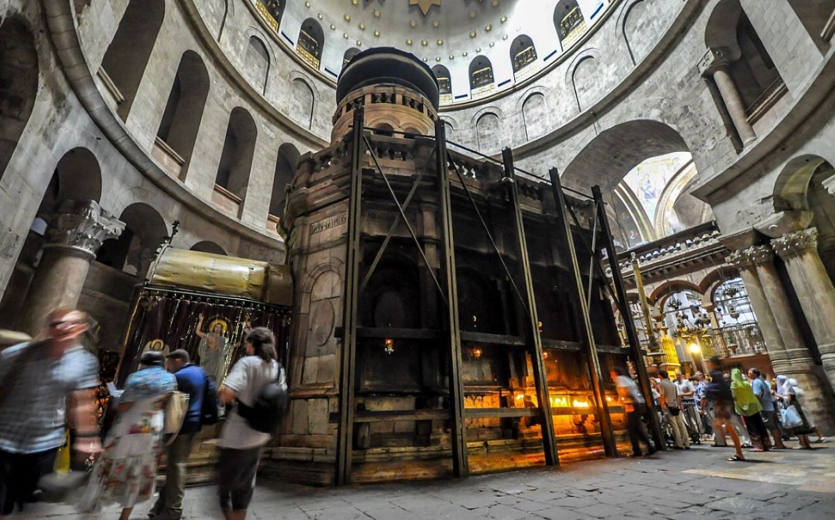 Ο Ναός της Αναστάσεως στην Ιερουσαλήμ.