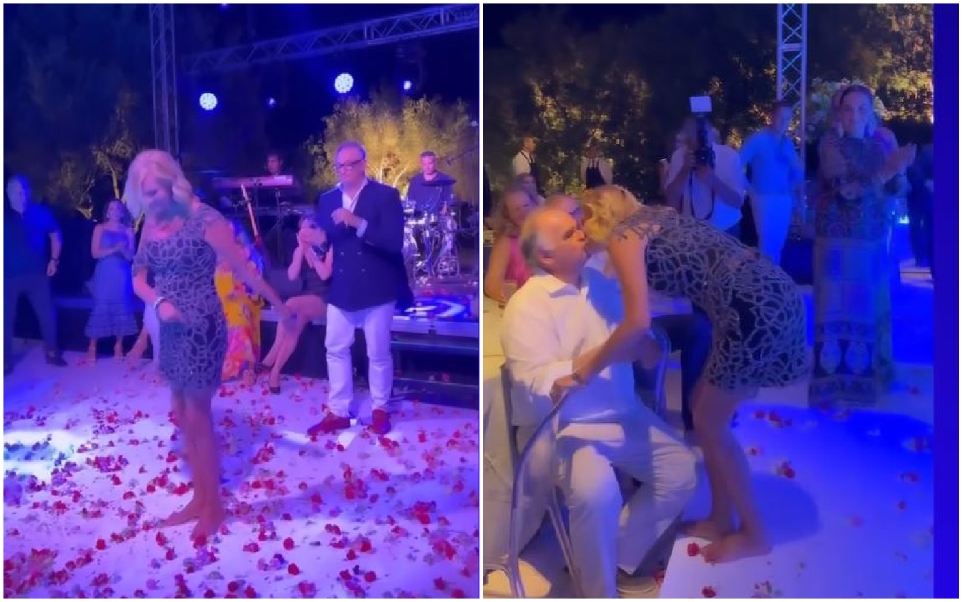 Έμυ Λιβανίου: Το ζεϊμπέκικο που χόρεψε ξυπόλυτη και το φιλί στον Πέτρο Παππά – Το πάρτι υπερπαραγωγή… με μπαλέτο και Χαριτοδιπλωμένο