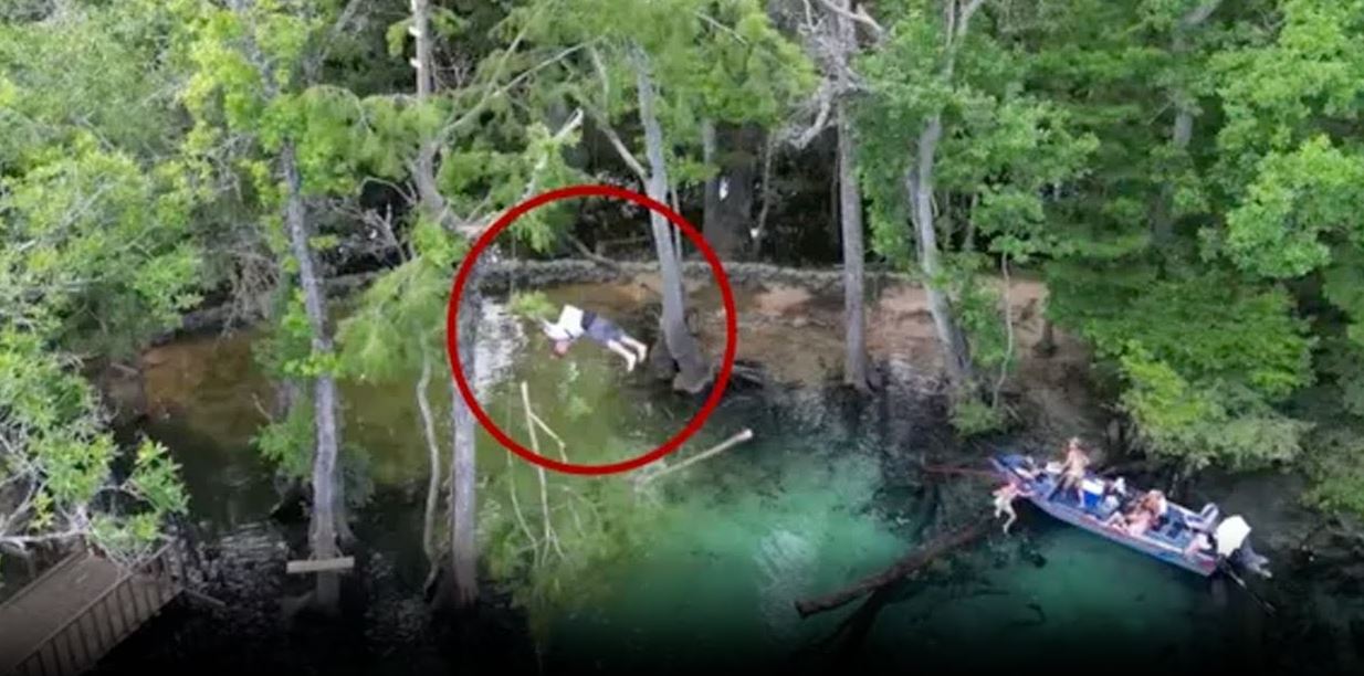 Βίντεο: Έπεσε από ύψος 18 μέτρων όταν το κλαδί έσπασε