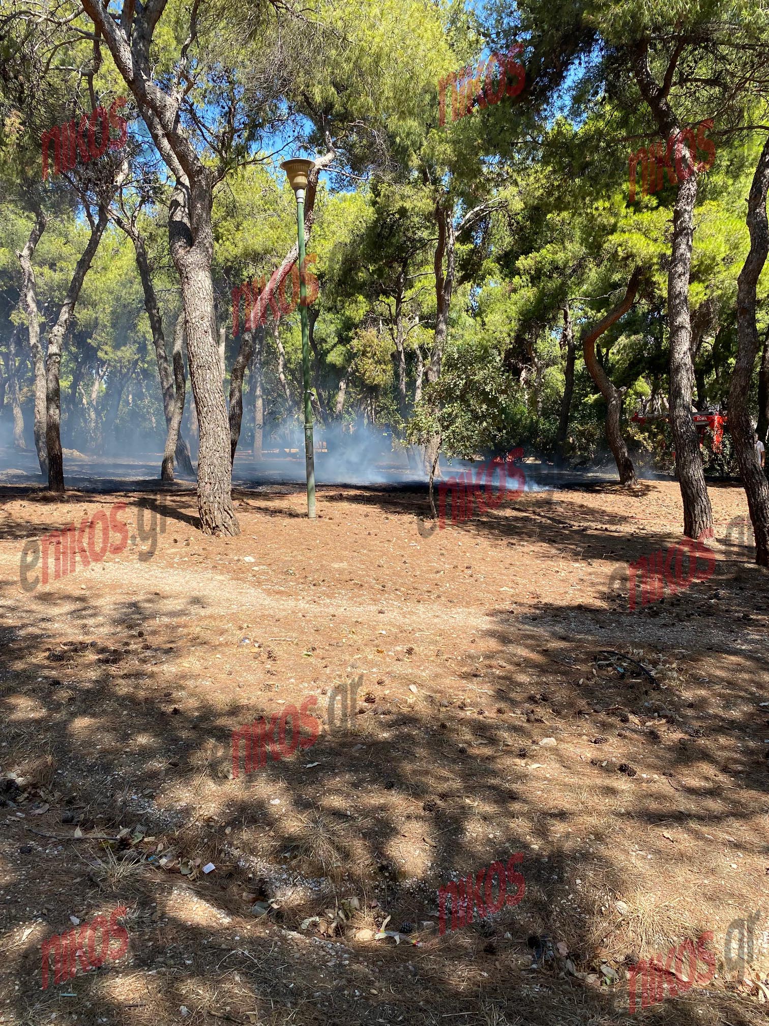 Ιλίσια- φωτιά