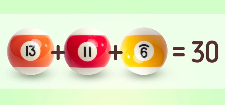 Τεστ IQ μπάλες μπιλιάρδου λύση