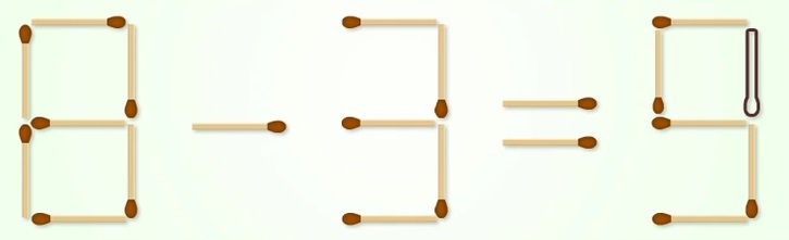 τεστ IQ σπίρτο λύση 2