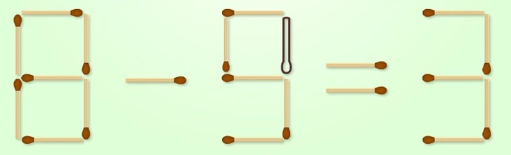 τεστ IQ σπίρτο λύση 3