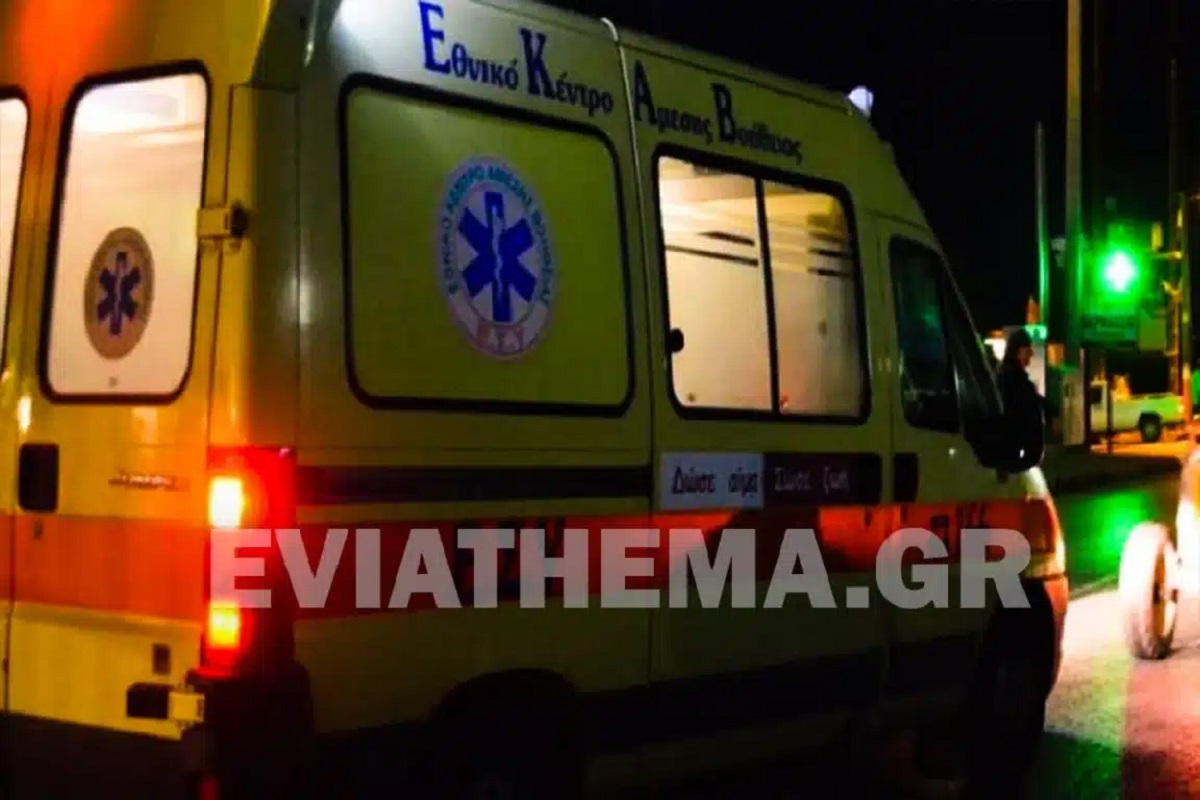 Χαλκίδα: Σοβαρό τροχαίο με μηχανή στην Γλύφα