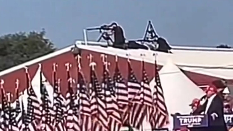 Καρέ – καρέ η στιγμή που σκοπευτής εξουδετερώνει τον δράστη της επίθεσης εναντίον του Τραμπ