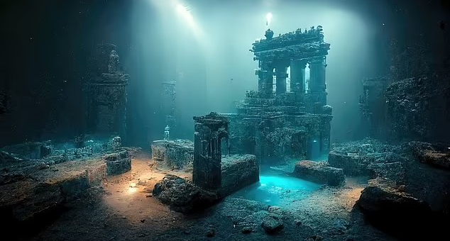 Θεωρείται γενικά ότι, η ιστορία της Ατλαντίδας ακούστηκε για πρώτη φορά πριν από 2.300 χρόνια από τον Πλάτωνα, αν και κάποιοι λάτρεις της ιστορίας, υποστηρίζουν επίμονα ότι η σύλληψη προϋπήρχε. Καλλιτεχνική απεικόνιση