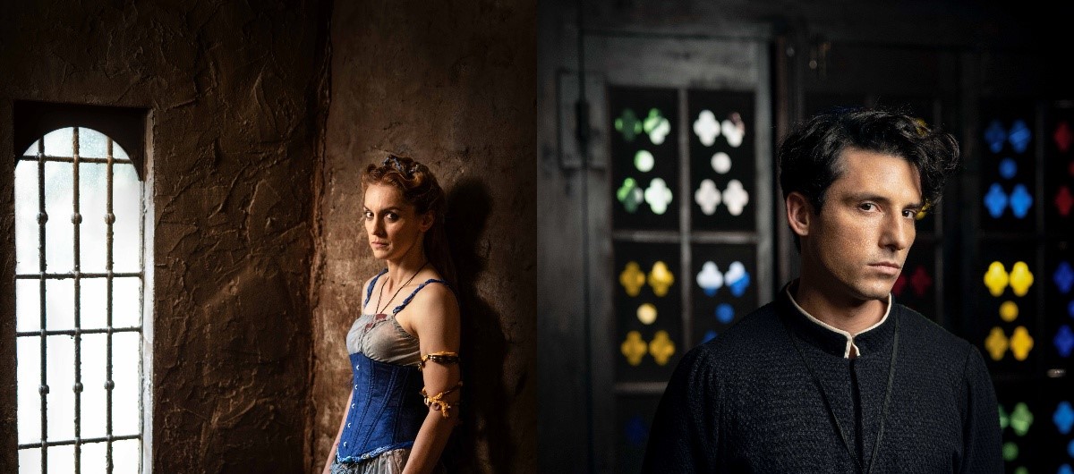 Η Σκαφιδά και ο Χατζηαγγελάκης στη Μάγισσα-Φλεγόμενη καρδιά είναι η Λεώνη και ο Αντόνιο