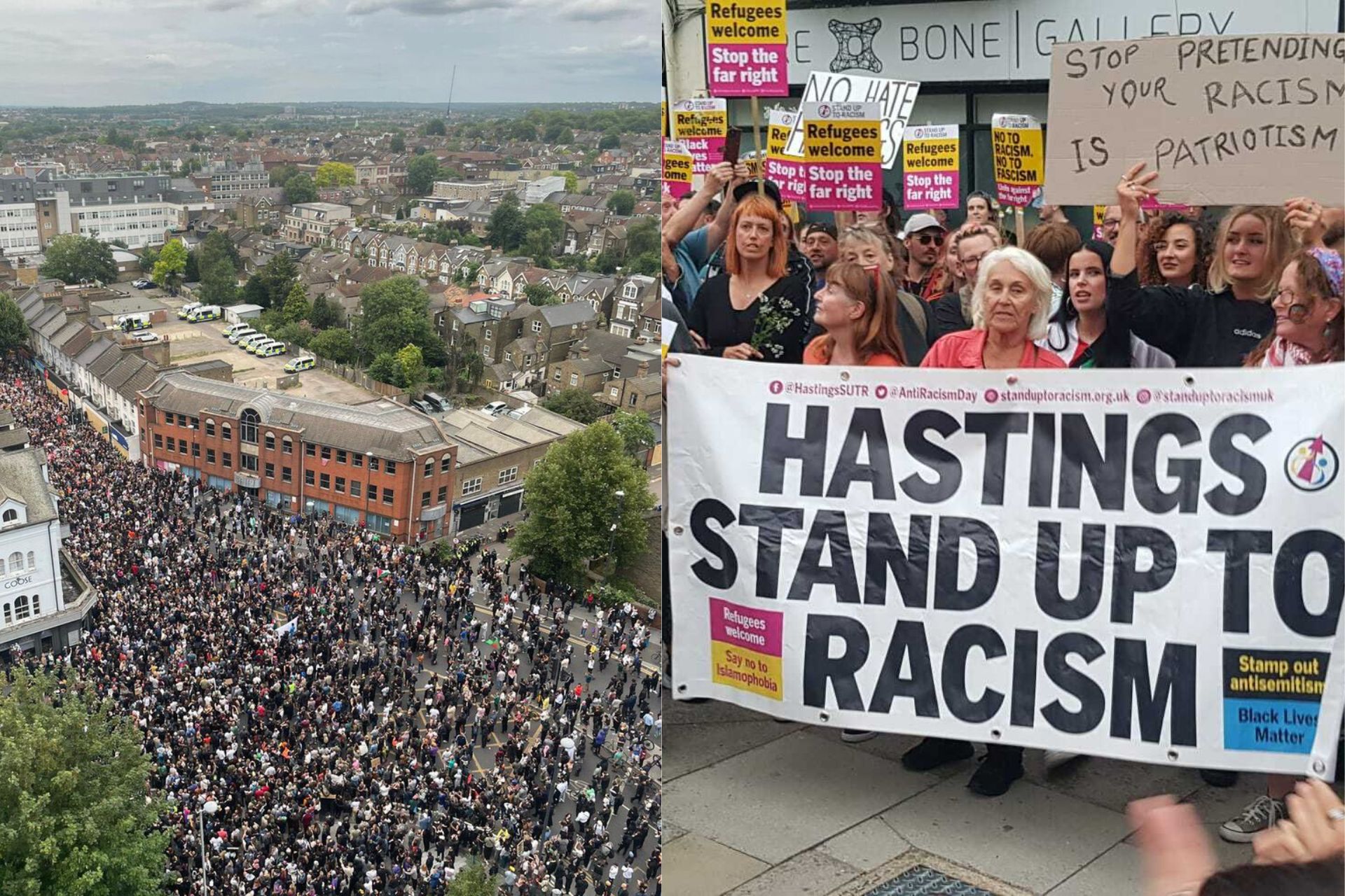 Βρετανία διαδηλώσεις αντιρατσιστικές
