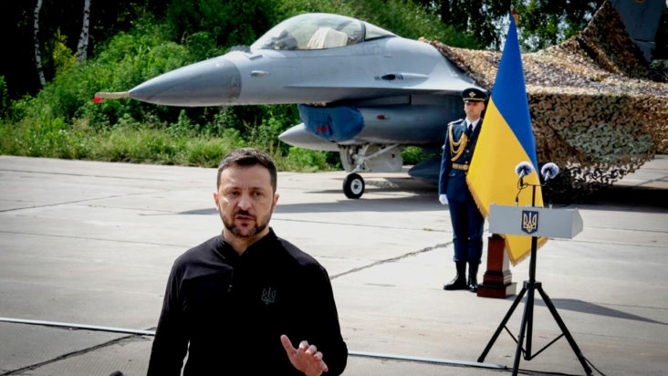 Ουκρανία Ζελένσκι F-16