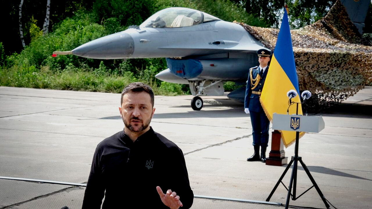 Ουκρανία Ζελένσκι F-16