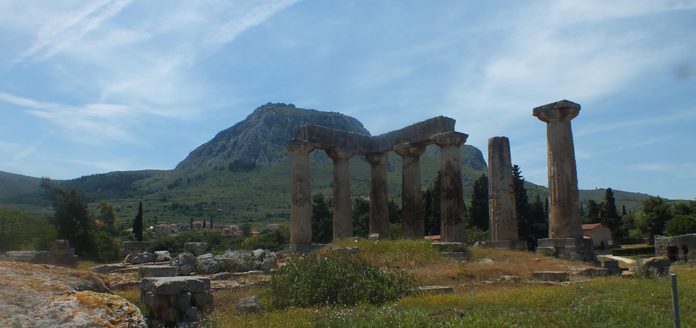 Ερείπια της αρχαίας Κορίνθου της ρωμαϊκής εποχής.