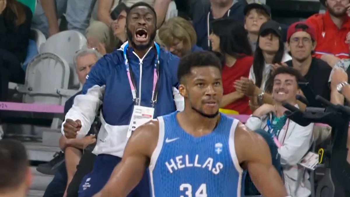 Ολυμπιακοί Αγώνες 2024: Οι viral αντιδράσεις του Θανάση Αντετοκούνμπο από τον πάγκο της Εθνικής