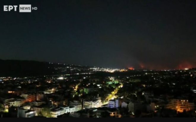 φωτιά βορειοανατολική Αττική