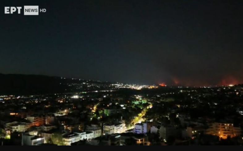 φωτιά βορειοανατολική Αττική
