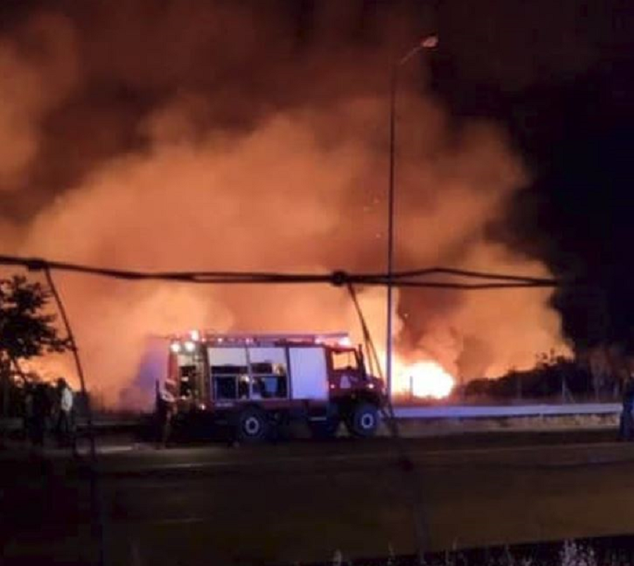 Έβρος: Φωτιά κοντά στο τελωνείο των Κήπων – Βίντεο