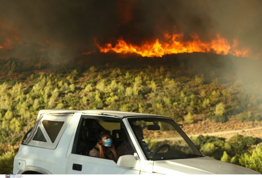 Φωτιά στη Βορειοανατολική Αττική: Πώς διεξάγεται η κυκλοφορία