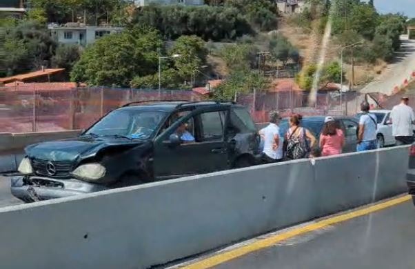 Θεσσαλονίκη: Καραμπόλα 8 οχημάτων στην Περιφερειακή – Μπλόκαρε η κυκλοφορία – ΒΙΝΤΕΟ