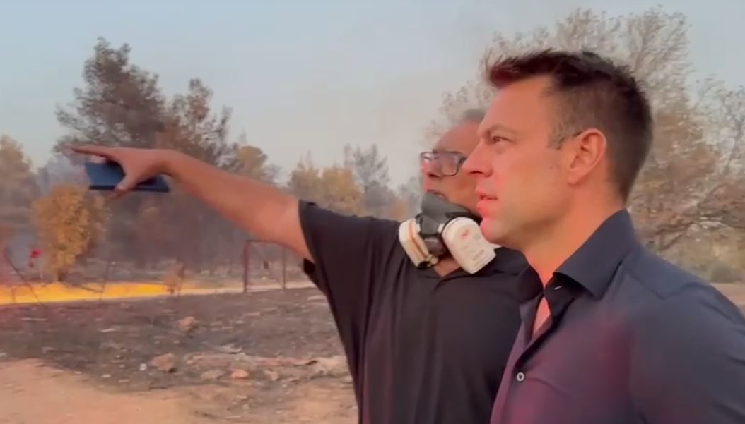 Στέφανος Κασσελάκης Χαλάνδρι Φωτιά