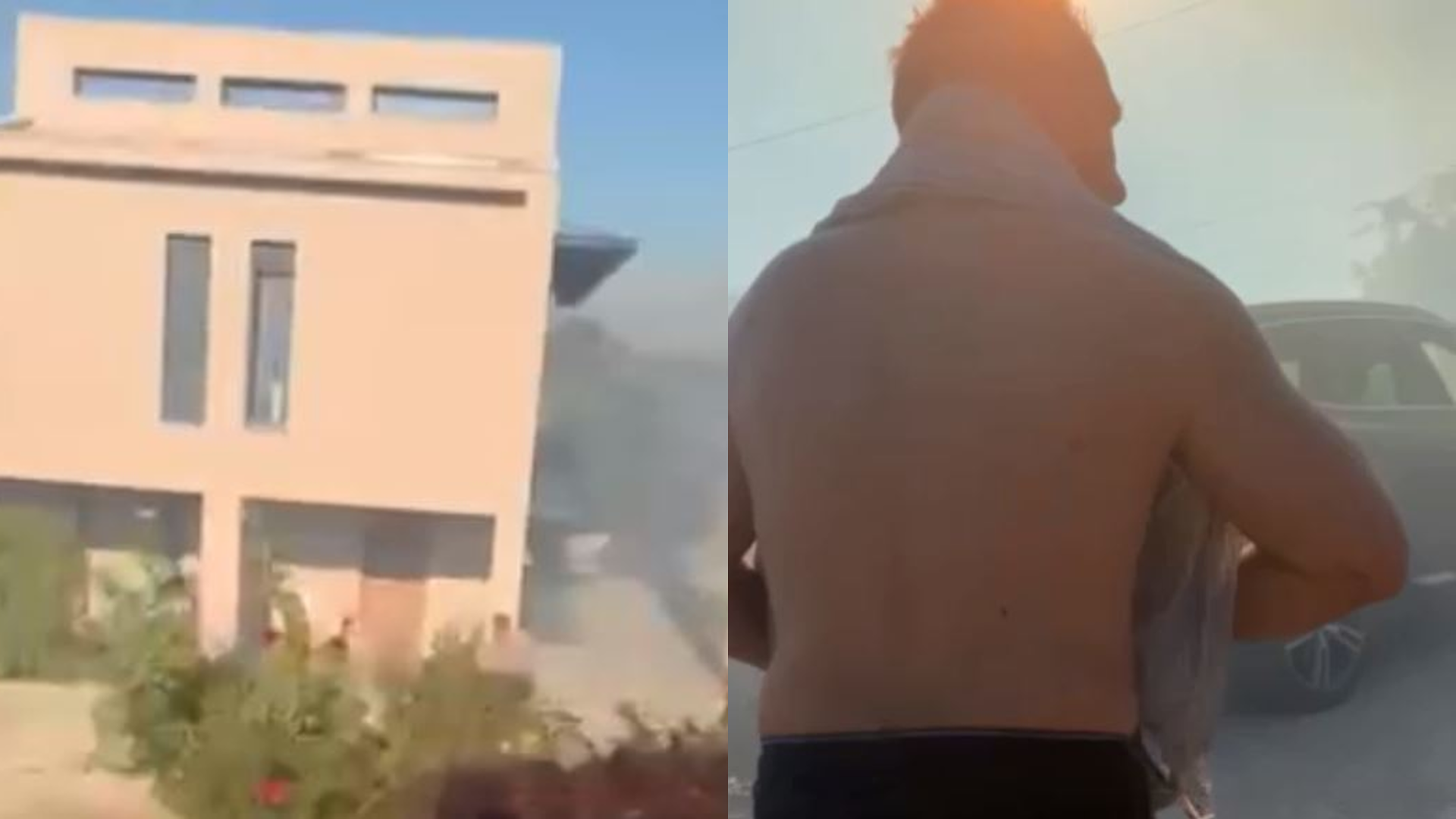 Φωτιά στον Βαρνάβα: Η στιγμή που αστυνομικός απεγκλωβίζει κατοίκους – «Τώρα γρήγορα, είναι στο αμάξι»